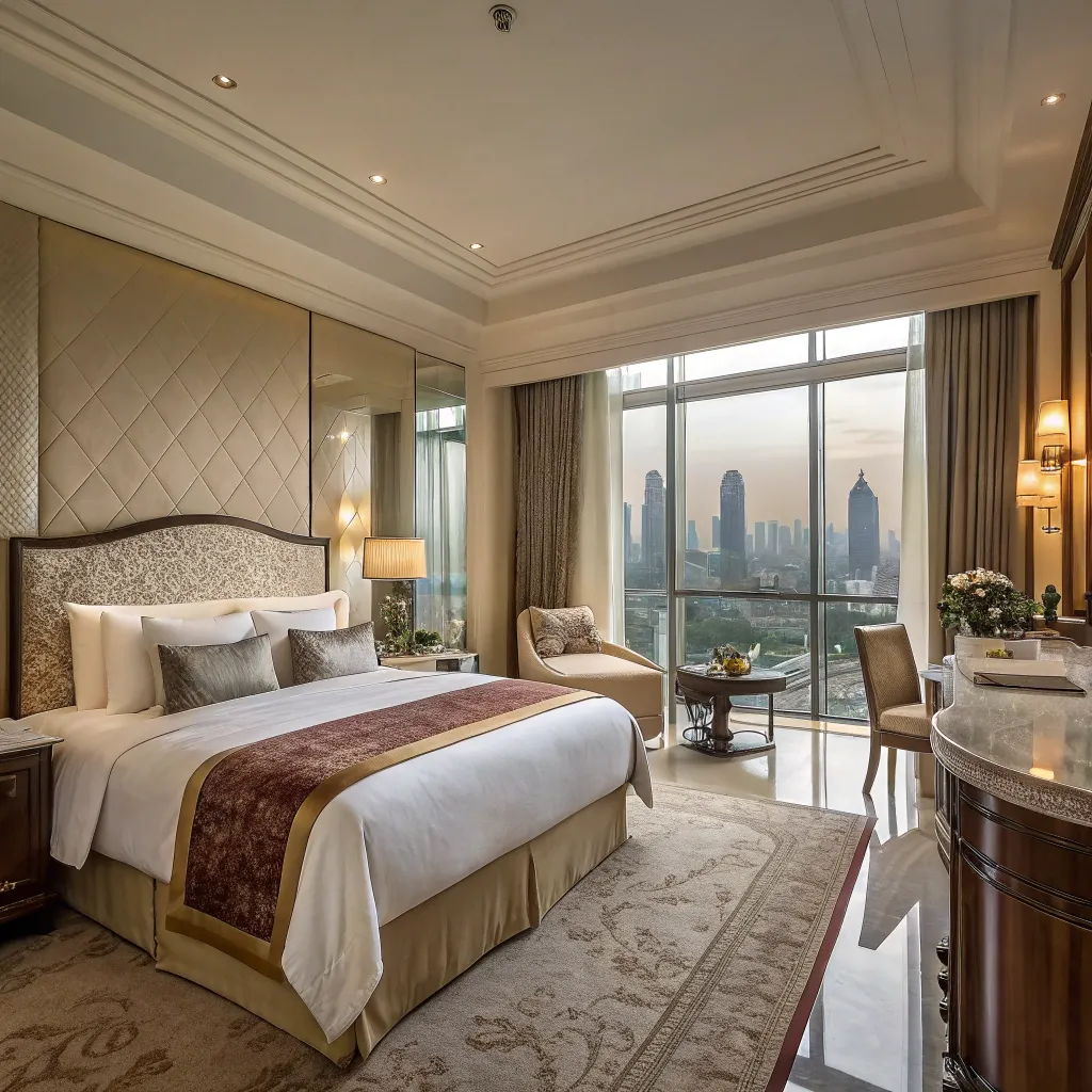 Luxury hotel room
